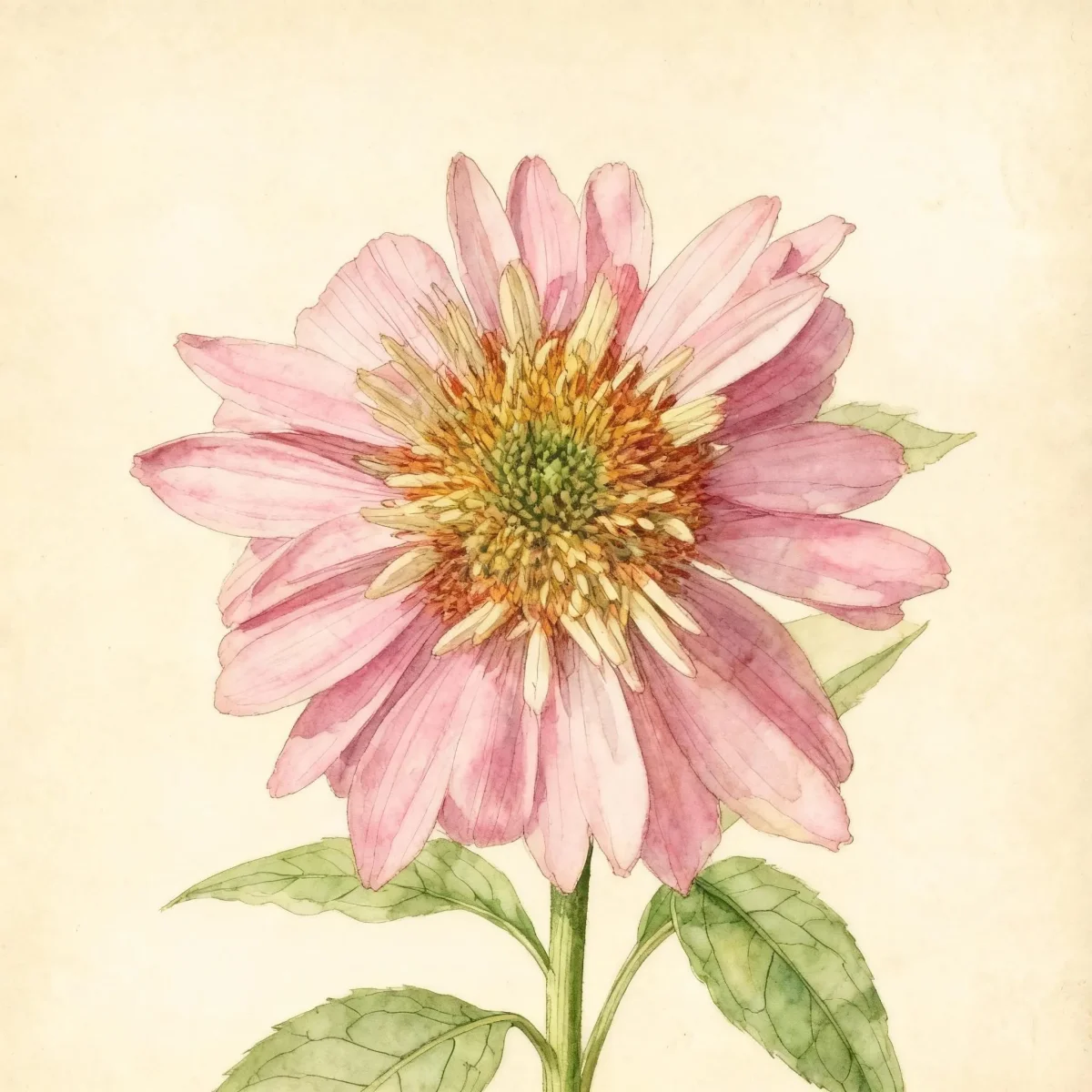 Coneflower (Echinacea purpurea 'Pink Poodle')