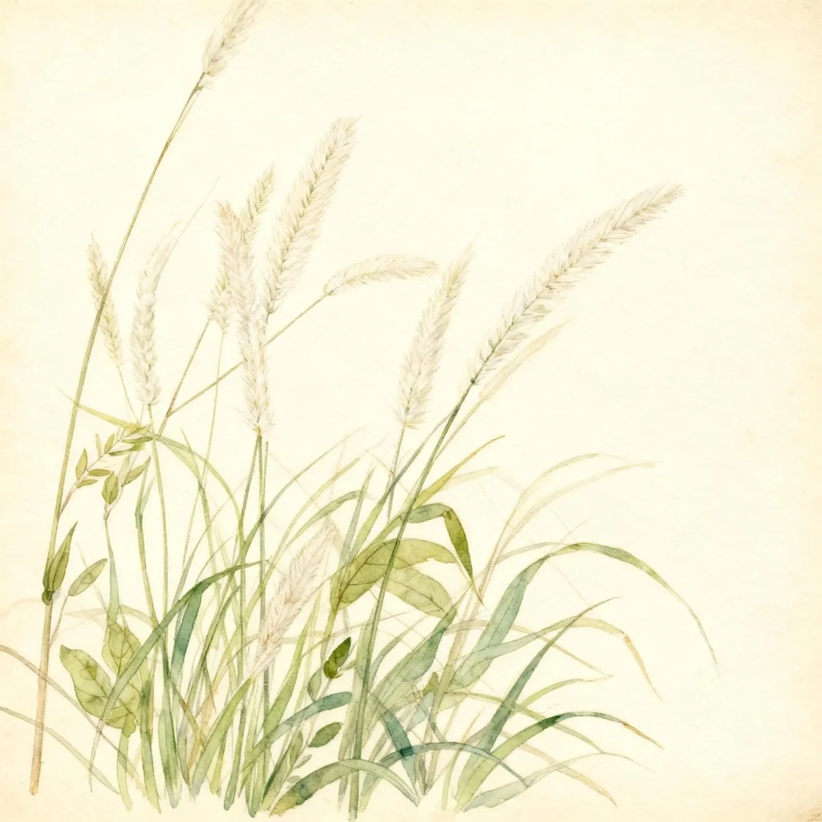 Fountain grass (Pennisetum orientale 'Tall Tails')