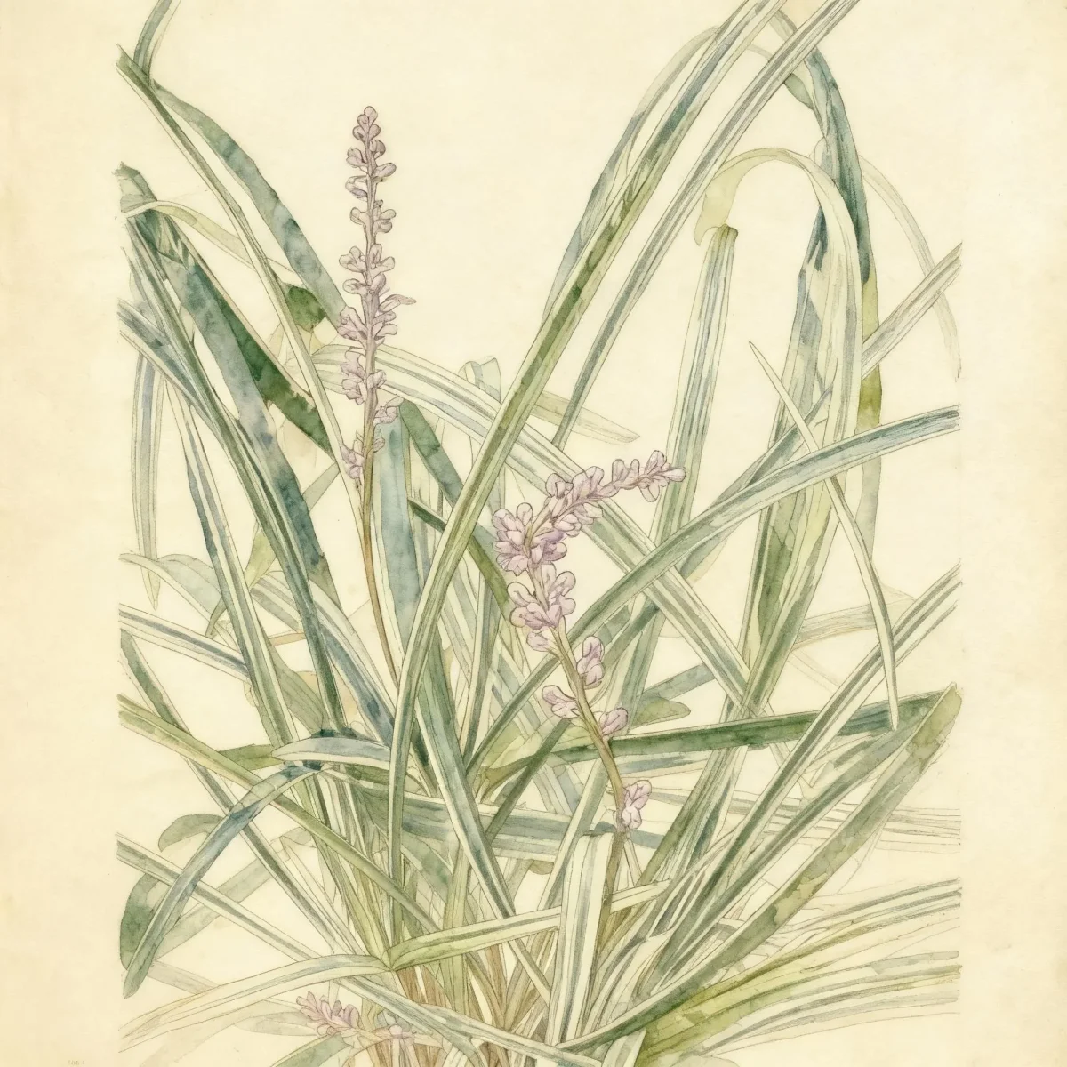 Lily turf (Liriope spicata 'Gin-ryu' SILVER DRAGON)