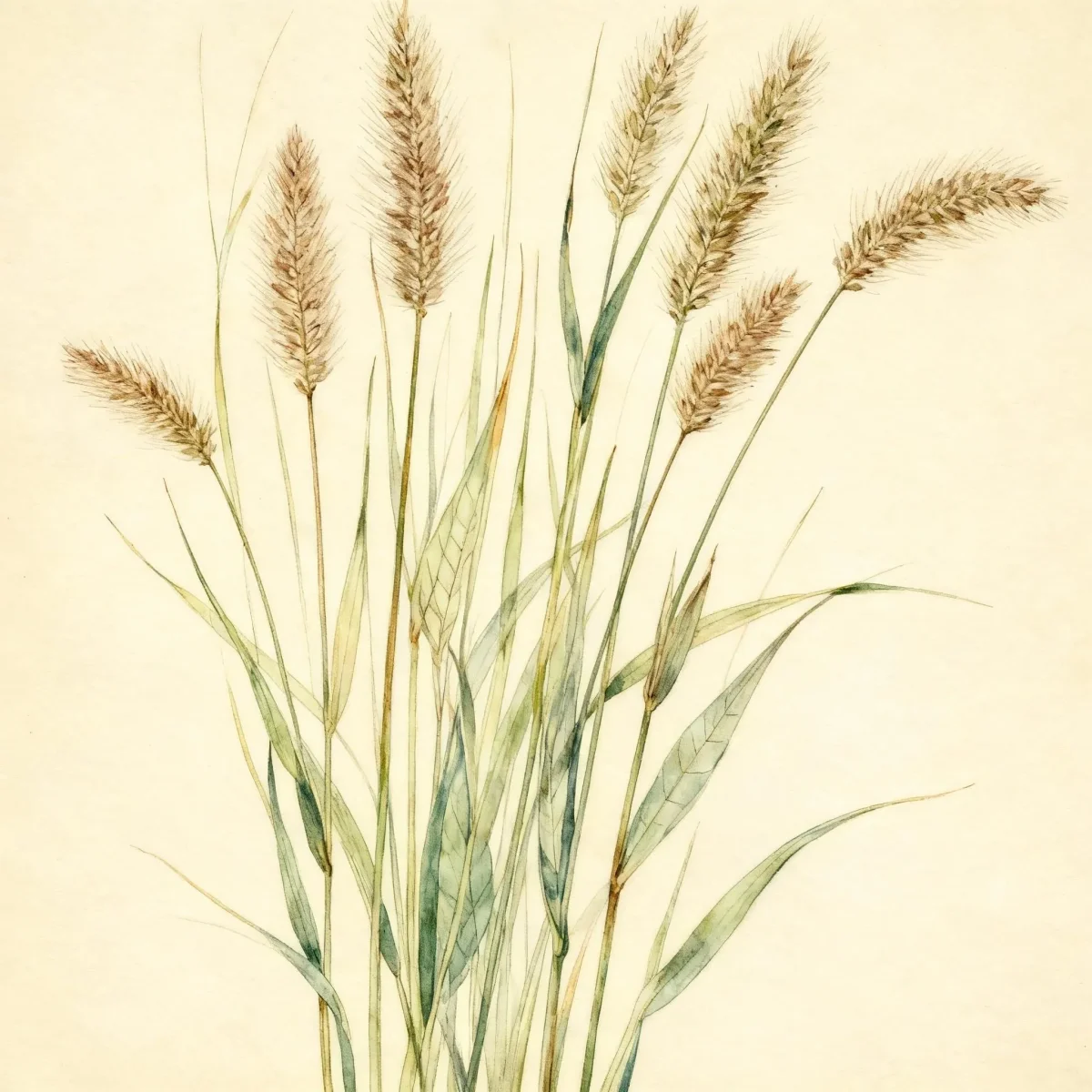 Fountain grass (Pennisetum alopecuroides 'Cassian's Choice')