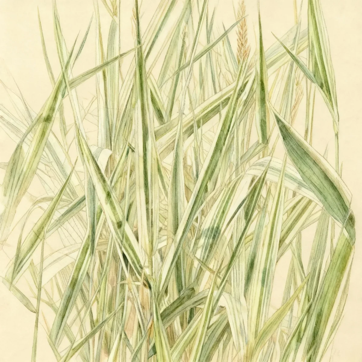 Reed canary grass (Phalaris arundinacea var. picta 'Feesey')