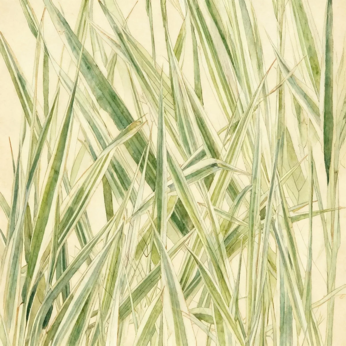 Reed canary grass (Phalaris arundinacea var. picta 'Picta')