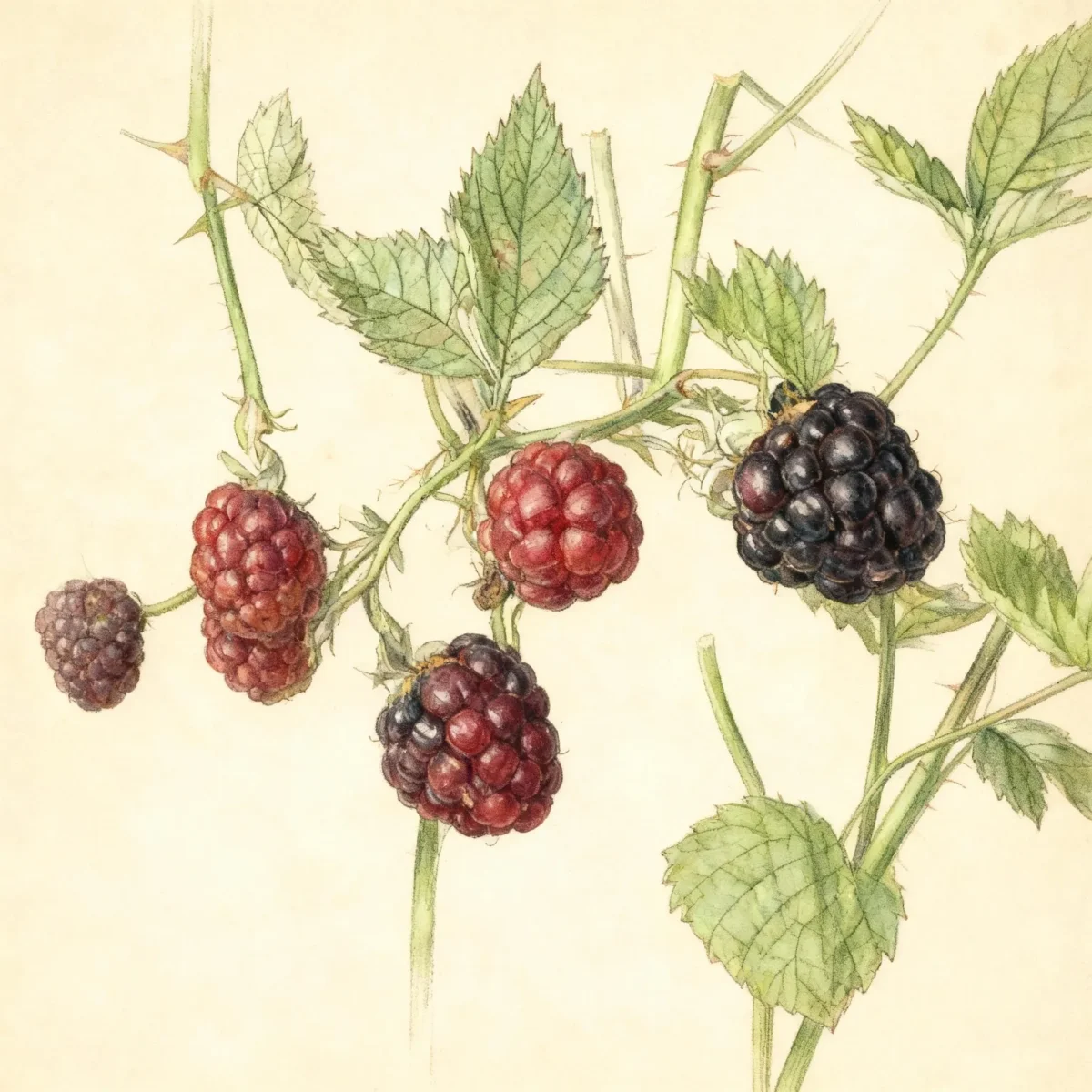 Blackberry (Rubus 'Navaho')