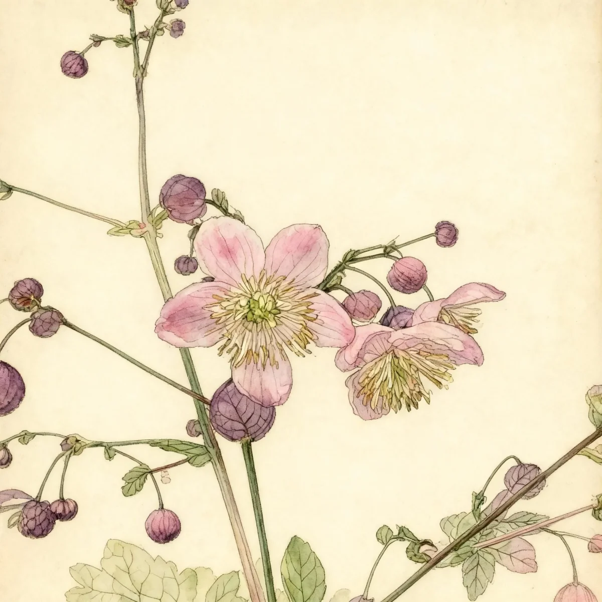 Meadow rue (Thalictrum rochebruneanum)