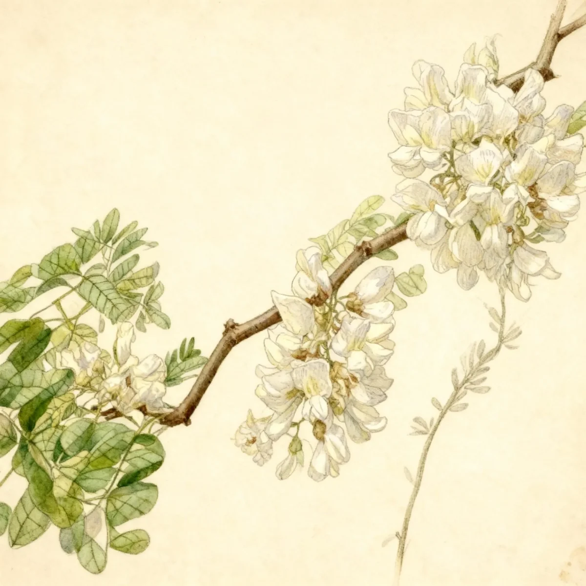 Black locust (Robinia pseudoacacia 'Tortuosa')
