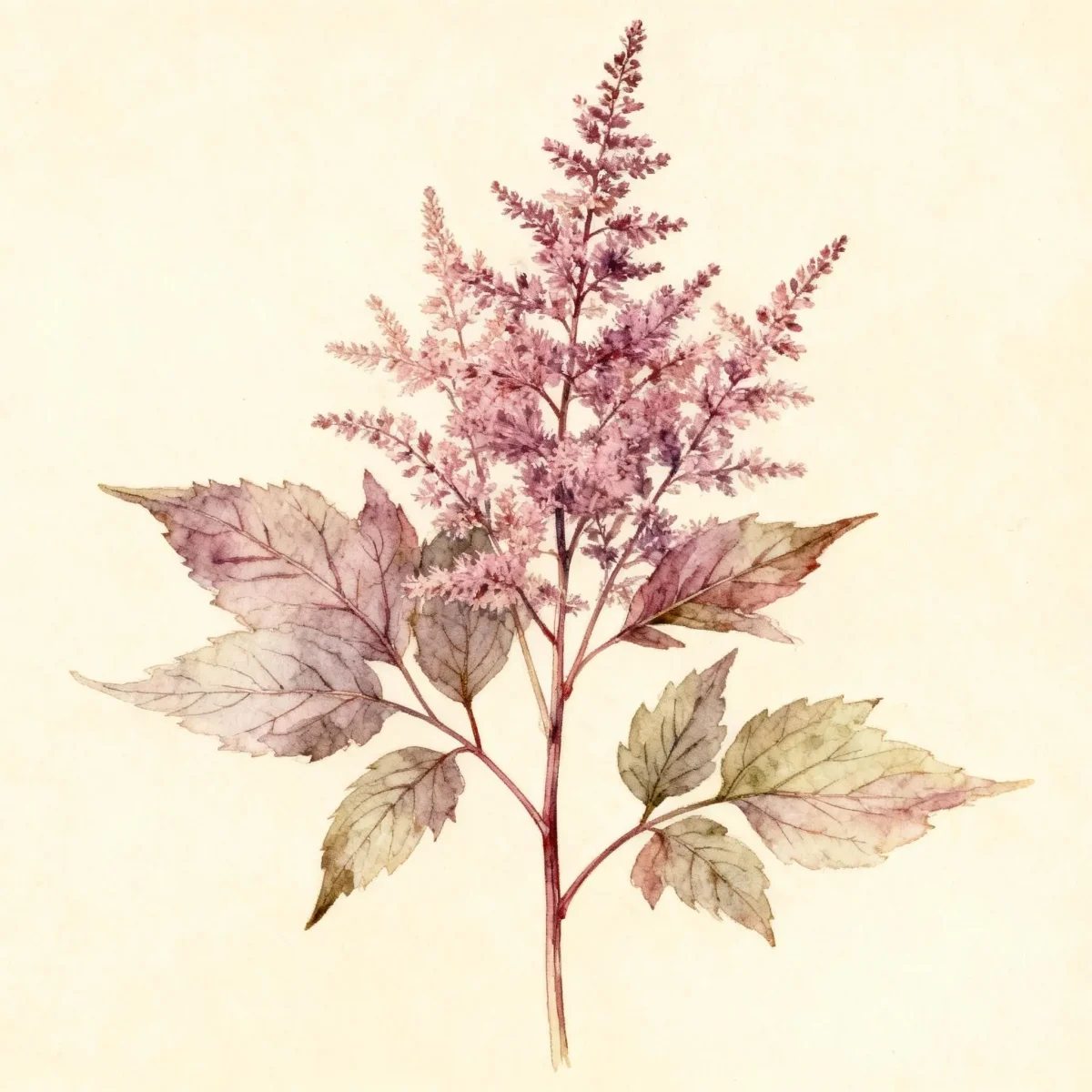 Chinese astilbe (Astilbe chinensis 'Vision in Red')