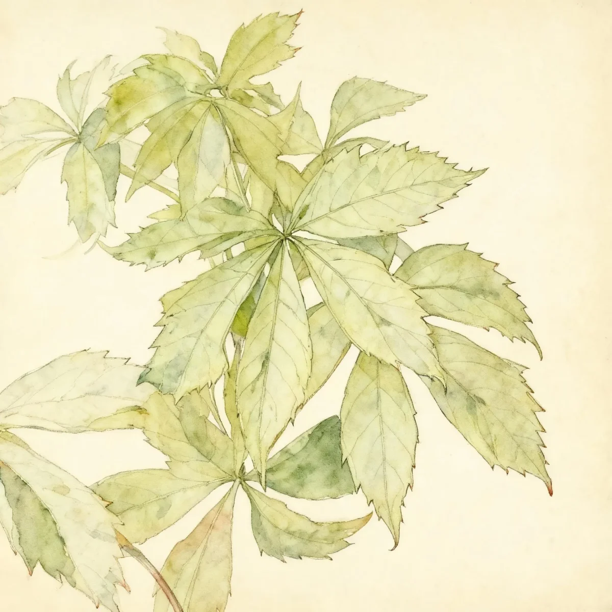 Virginia creeper (Parthenocissus quinquefolia 'Monham' STAR SHOWERS)