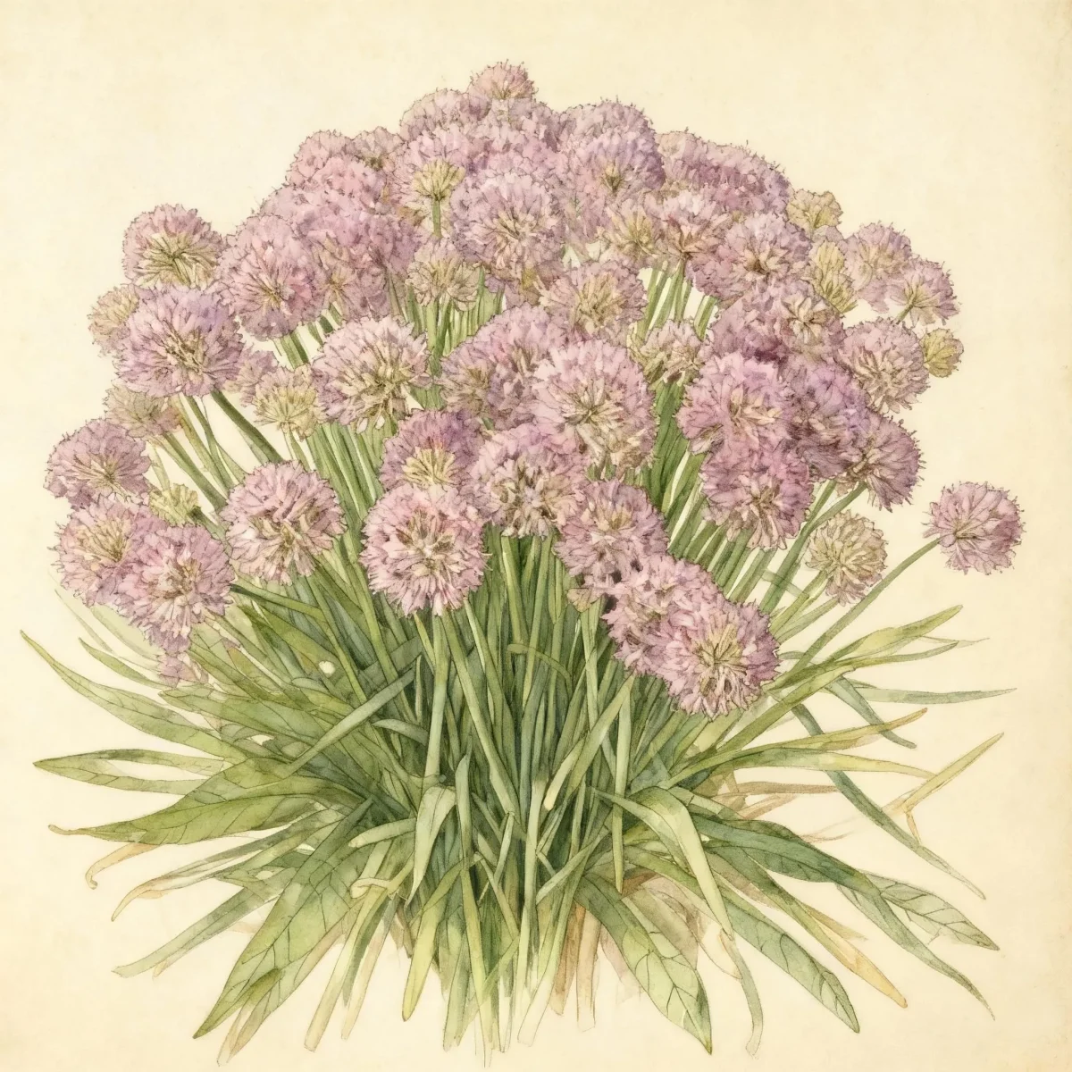 Ornamental onion (Allium 'Millenium')
