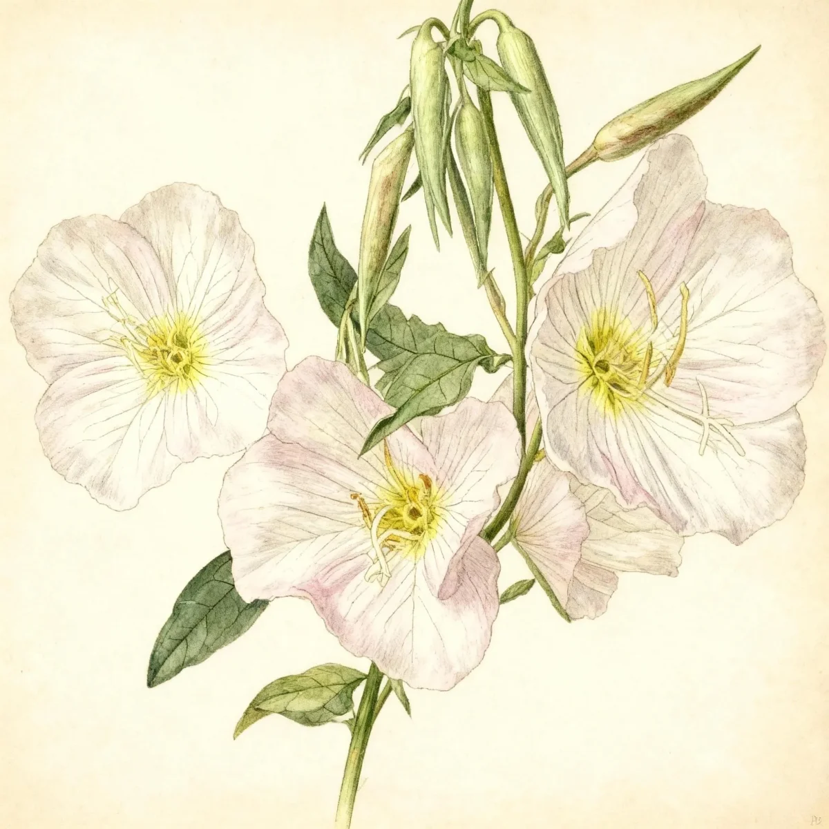White evening primrose
