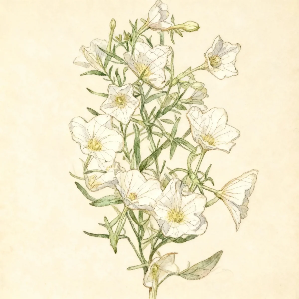 Cupflower (Nierembergia linariifolia)