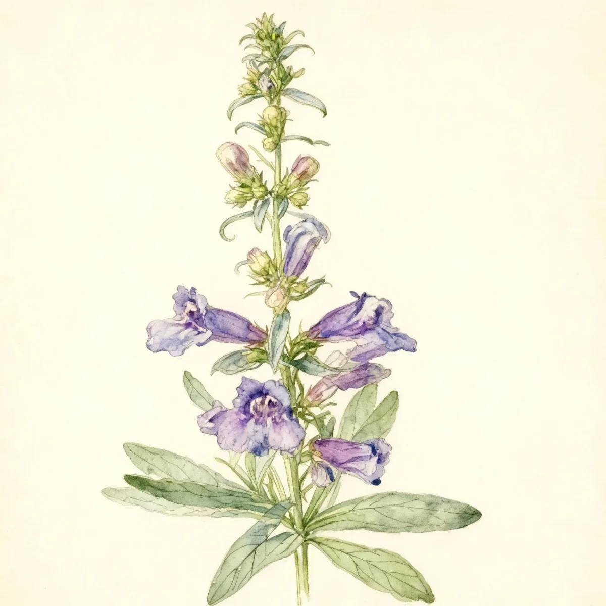 Foothill penstemon (Penstemon heterophyllus 'Electric Blue')