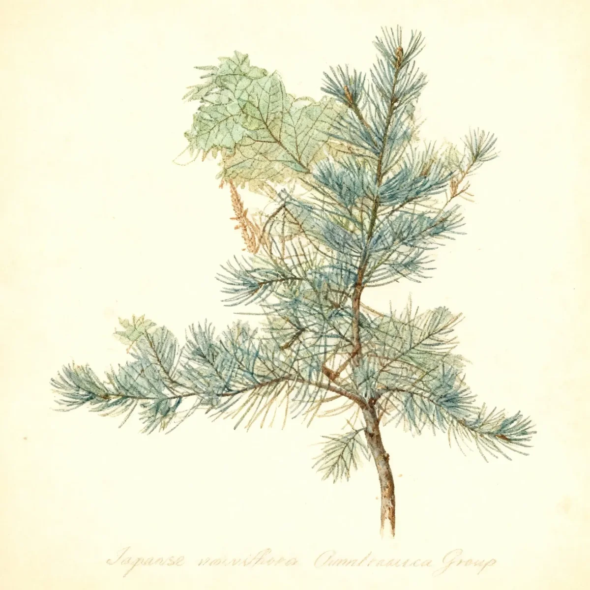 Japanese white pine (Pinus parviflora (Glauca Group))