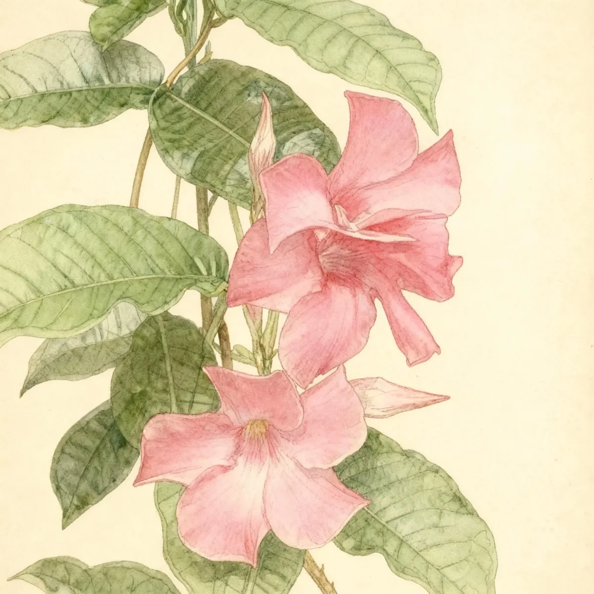 Mandevilla (Mandevilla × amabilis)
