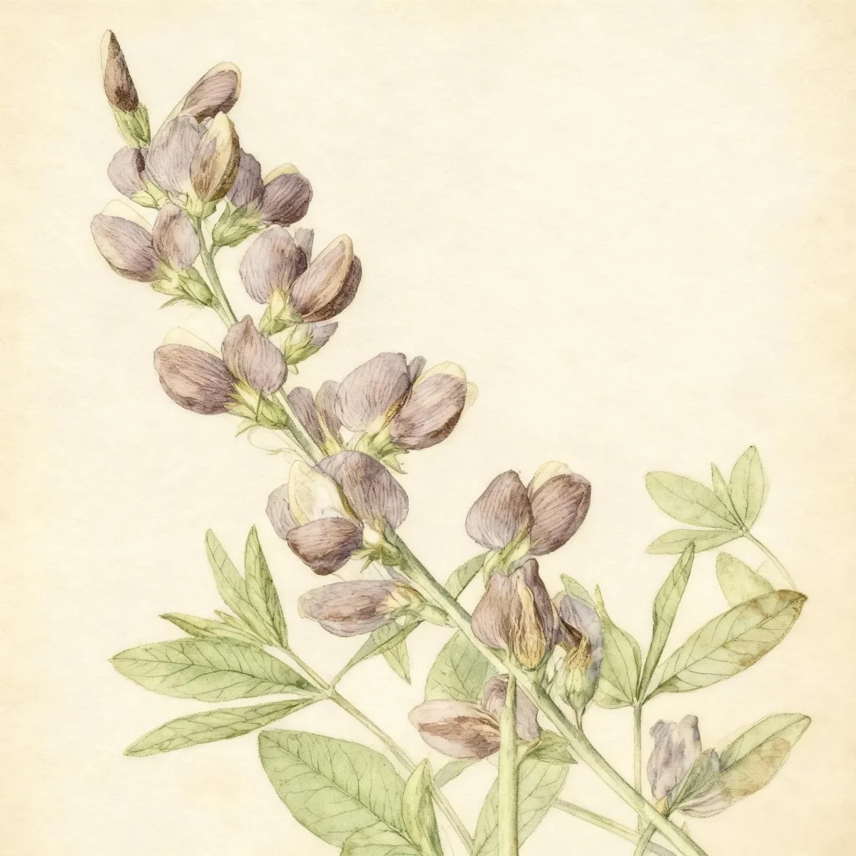 False indigo (Baptisia 'Chocolate Chip')