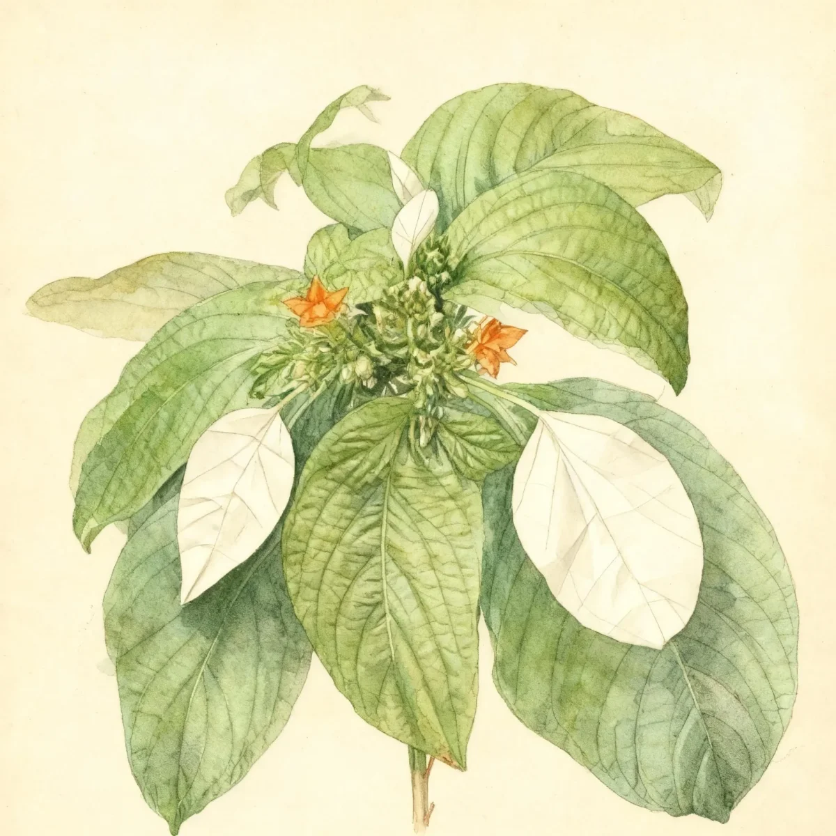 Paper-rose (Mussaenda (group))