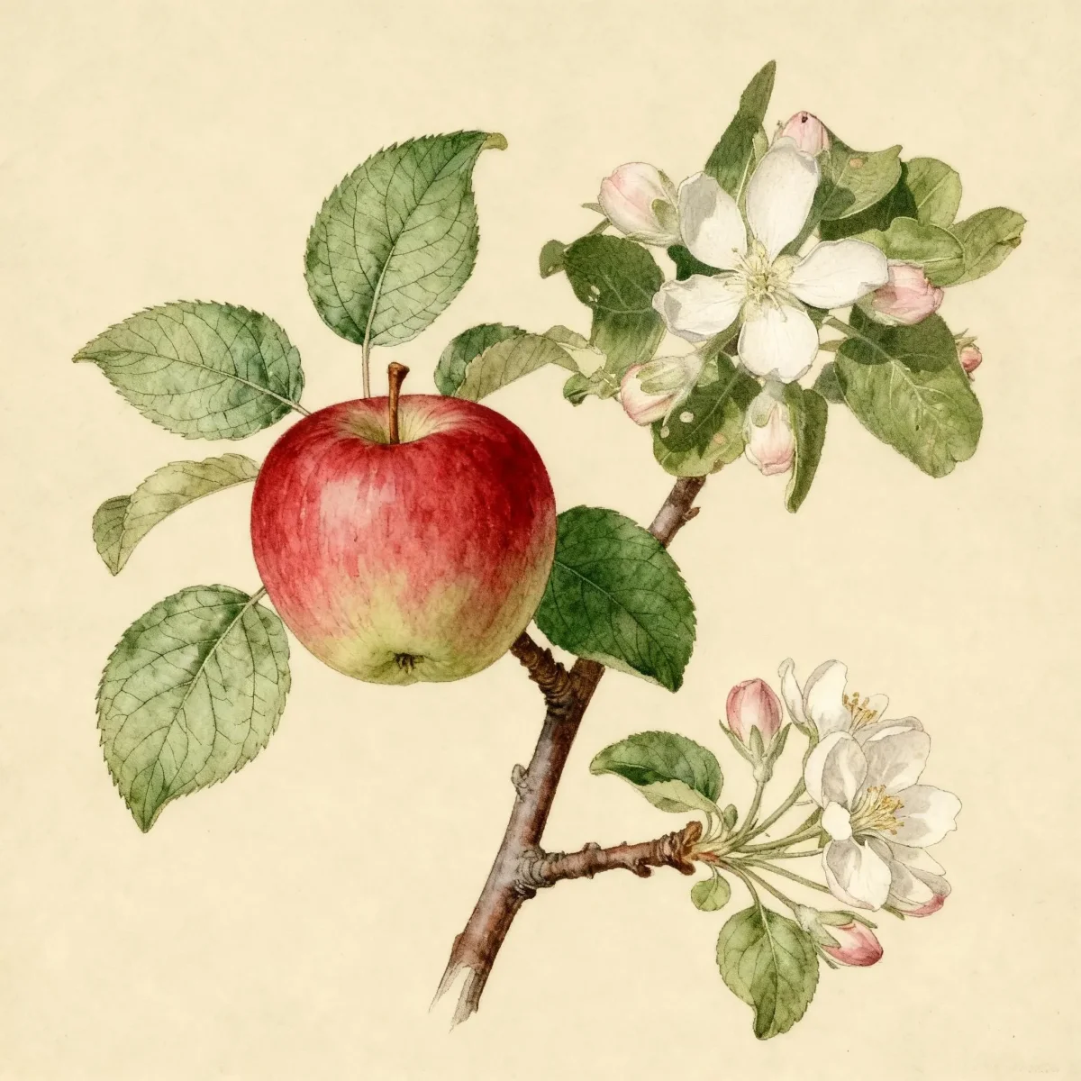 Dwarf apple (Malus 'Redfree')
