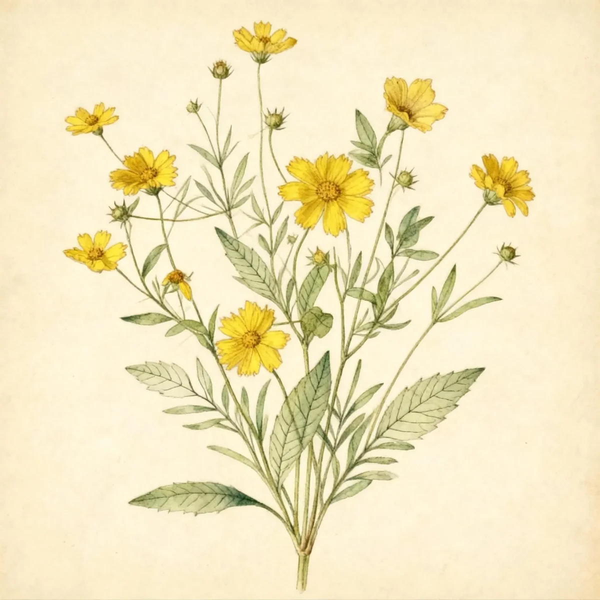 Tickseed (Coreopsis pubescens 'Sunshine Superman')