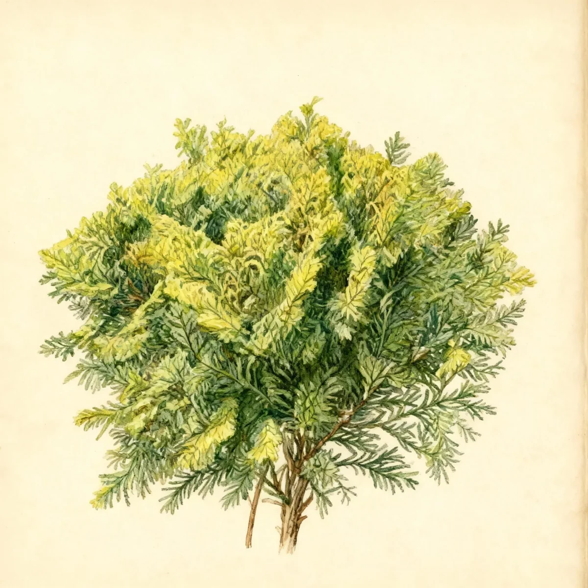 Hinoki cypress (Chamaecyparis obtusa 'Lynn's Golden')