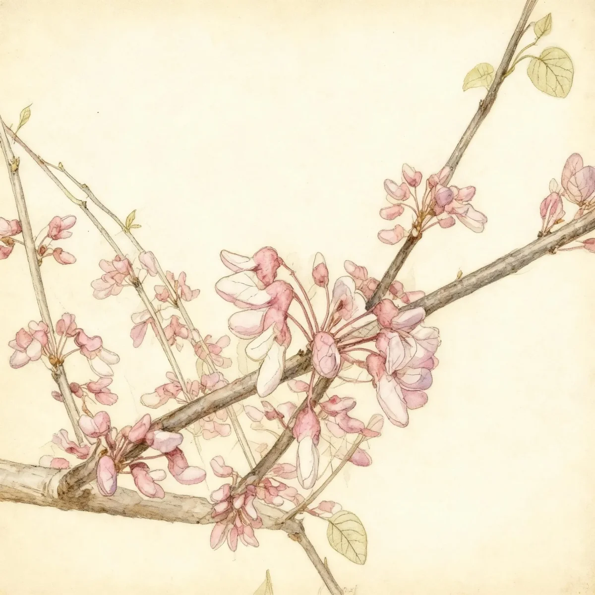 Eastern redbud (Cercis canadensis 'Silver Cloud')