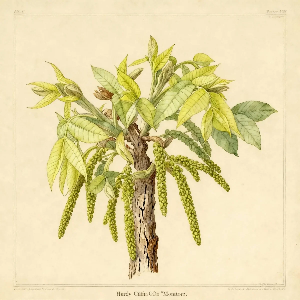 Hardy pecan (Carya illinoinensis 'Montgomery')