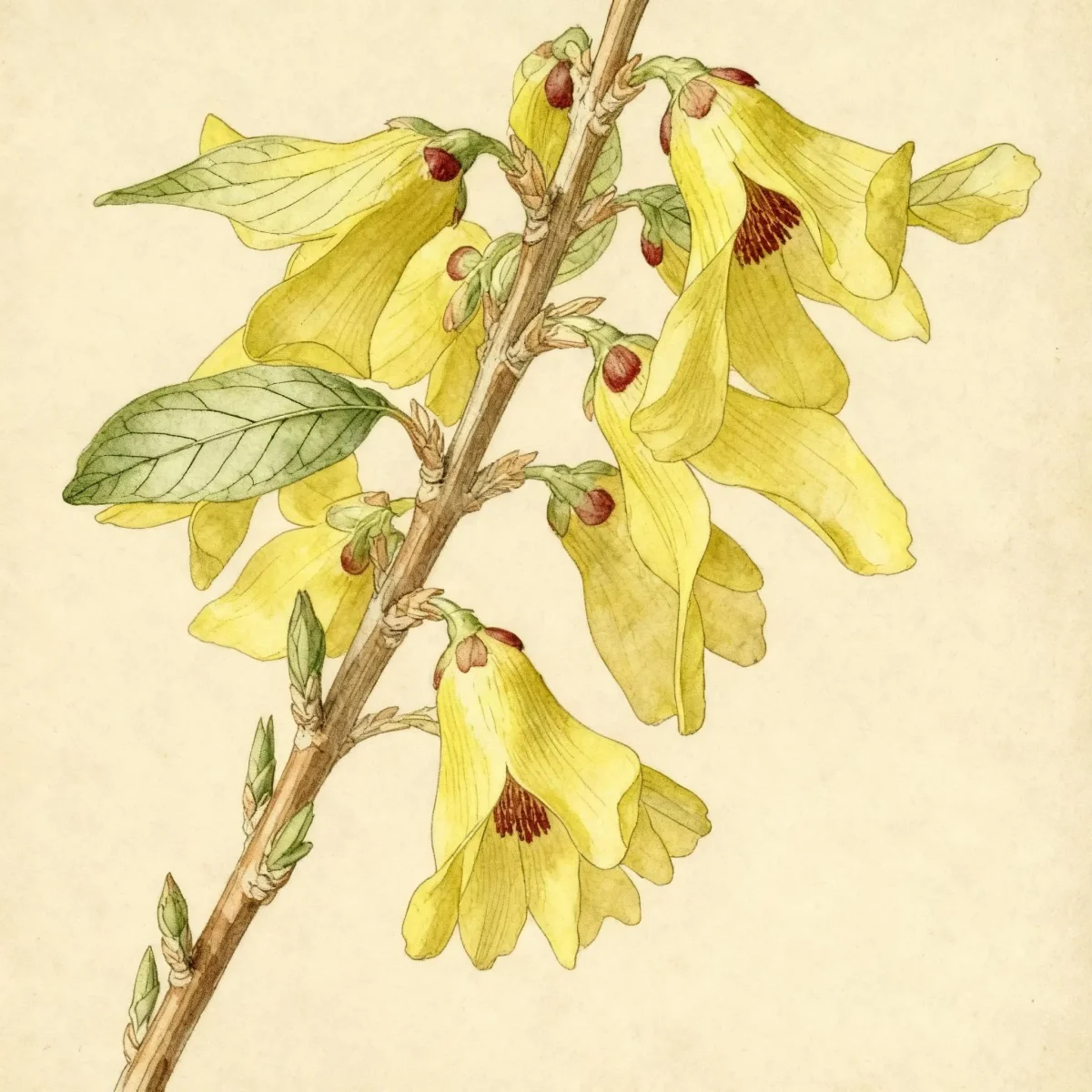 Forsythia (Forsythia 'Little Renee')