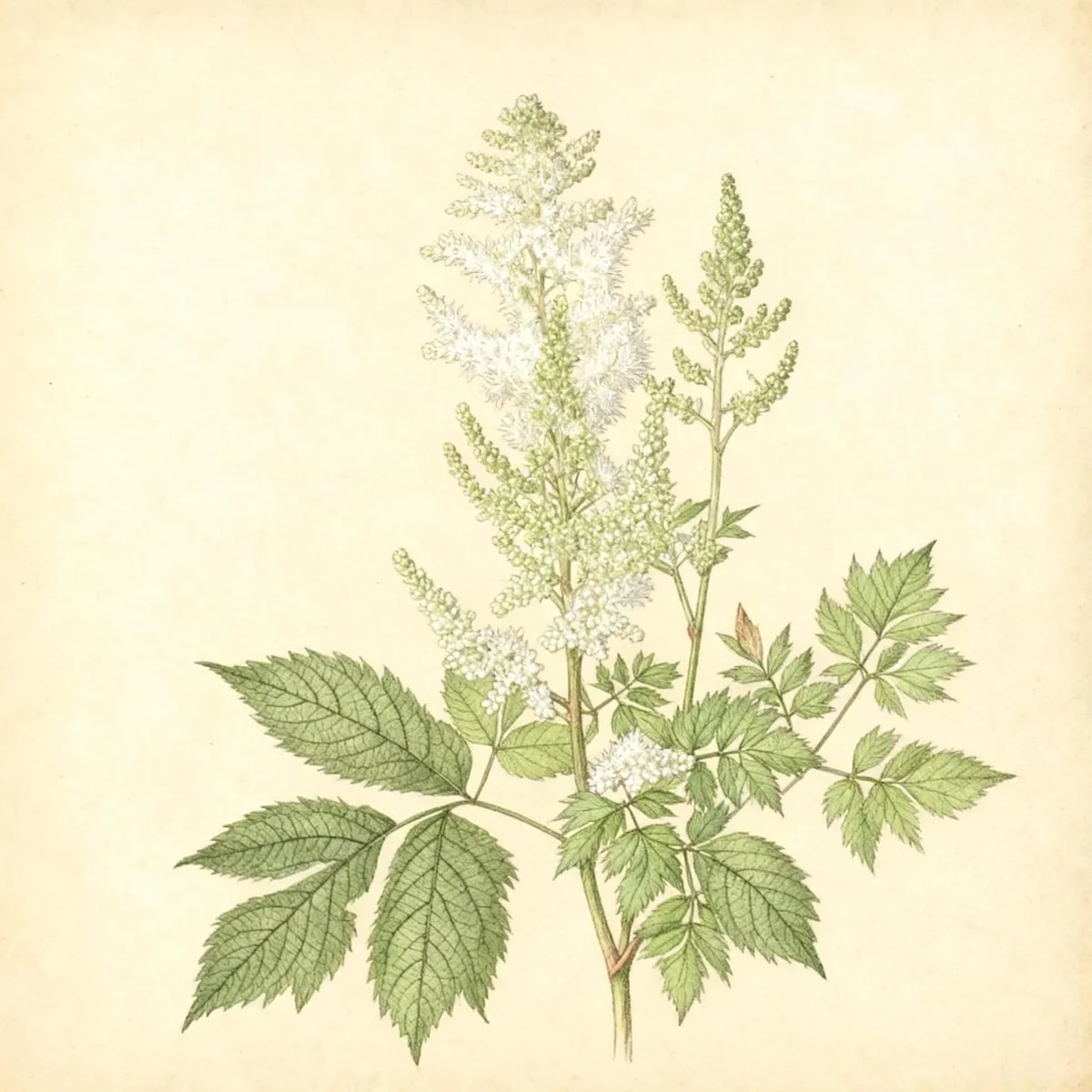 Chinese astilbe (Astilbe chinensis 'Diamonds and Pearls')