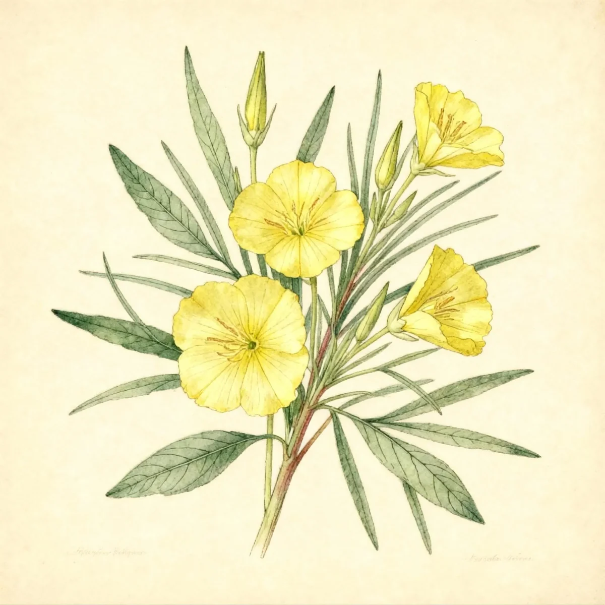 Evening primrose (Oenothera 'Shimmer')