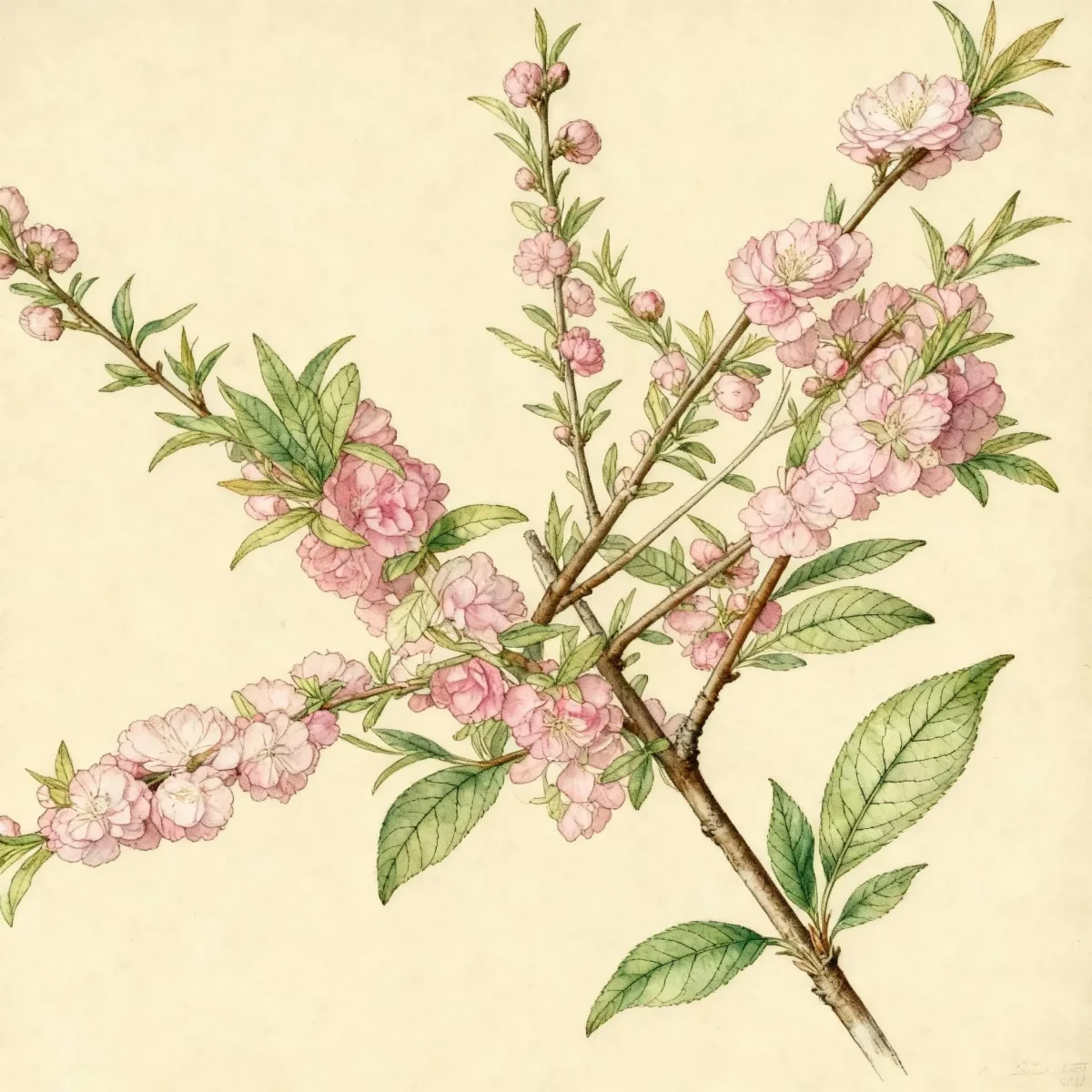 Dwarf flowering almond
