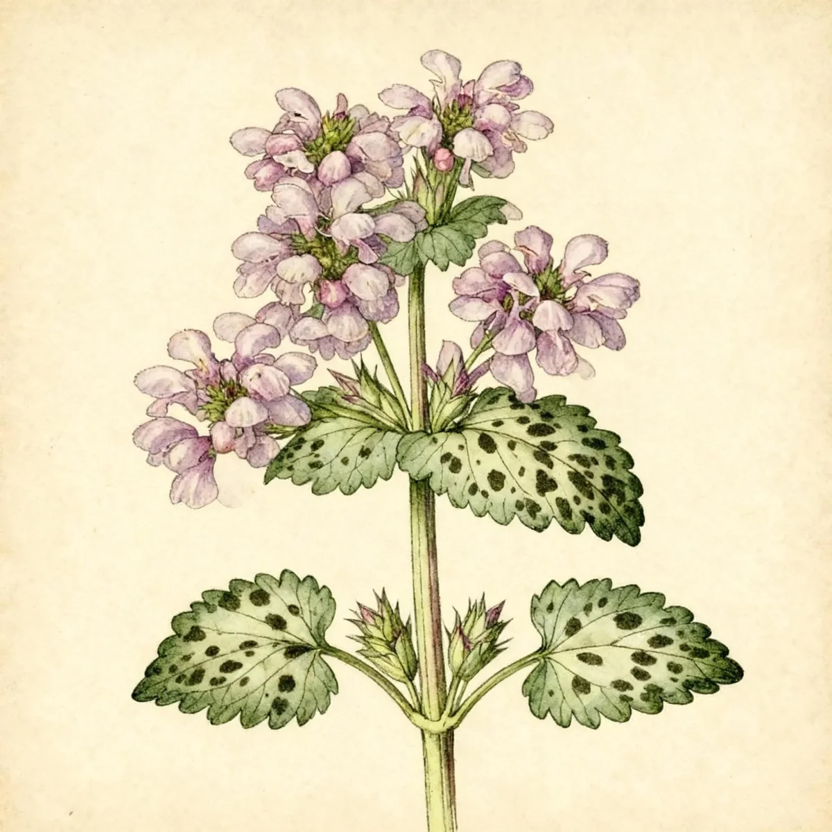 Spotted deadnettle (Lamium maculatum 'Cosmopolitan')