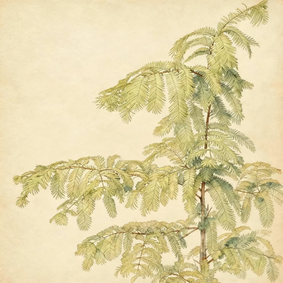 Dawn redwood (Metasequoia glyptostroboides 'Gold Rush')