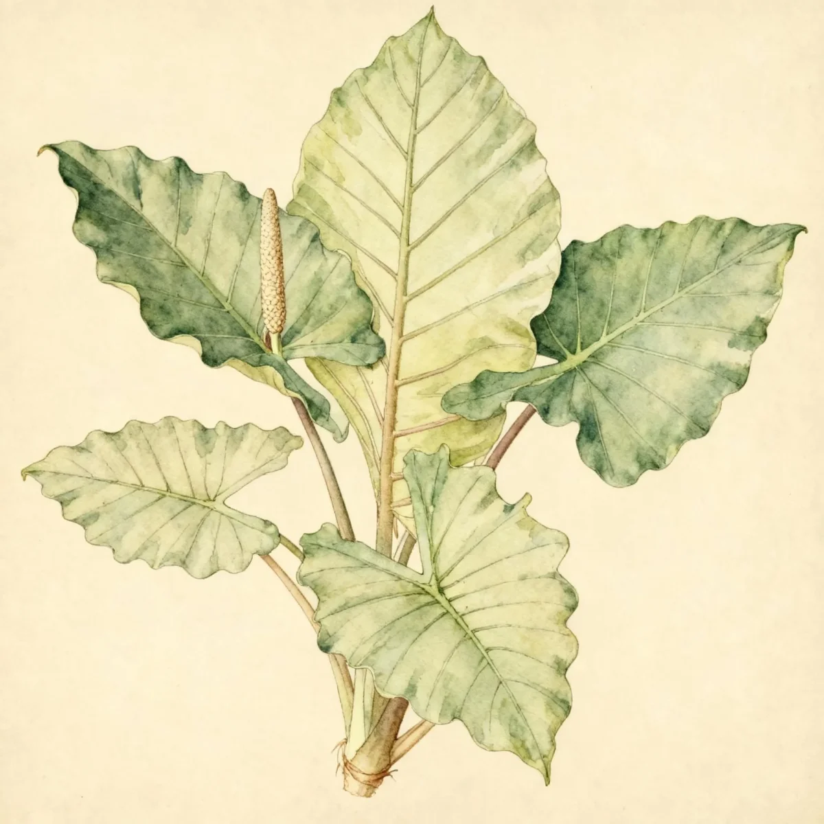 Elephant's ear (Alocasia 'Portora')