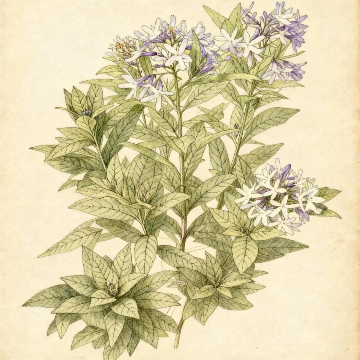 Dwarf blue star (Amsonia tabernaemontana 'Short Stack')