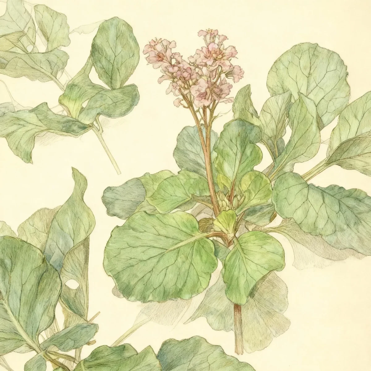 Pigsqueak (Bergenia 'Herbstblute' AUTUMN GLORY)