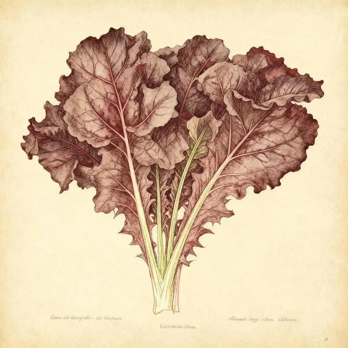 Lettuce (Lactuca sativa 'Merlot')