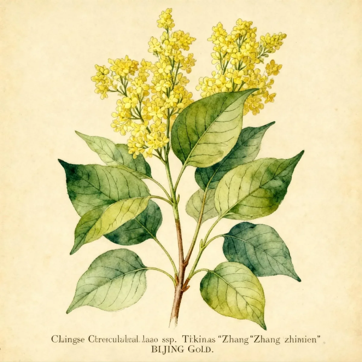 Chinese tree lilac (Syringa reticulata subsp. pekinensis 'Zhang Zhiming' BEIJING GOLD)