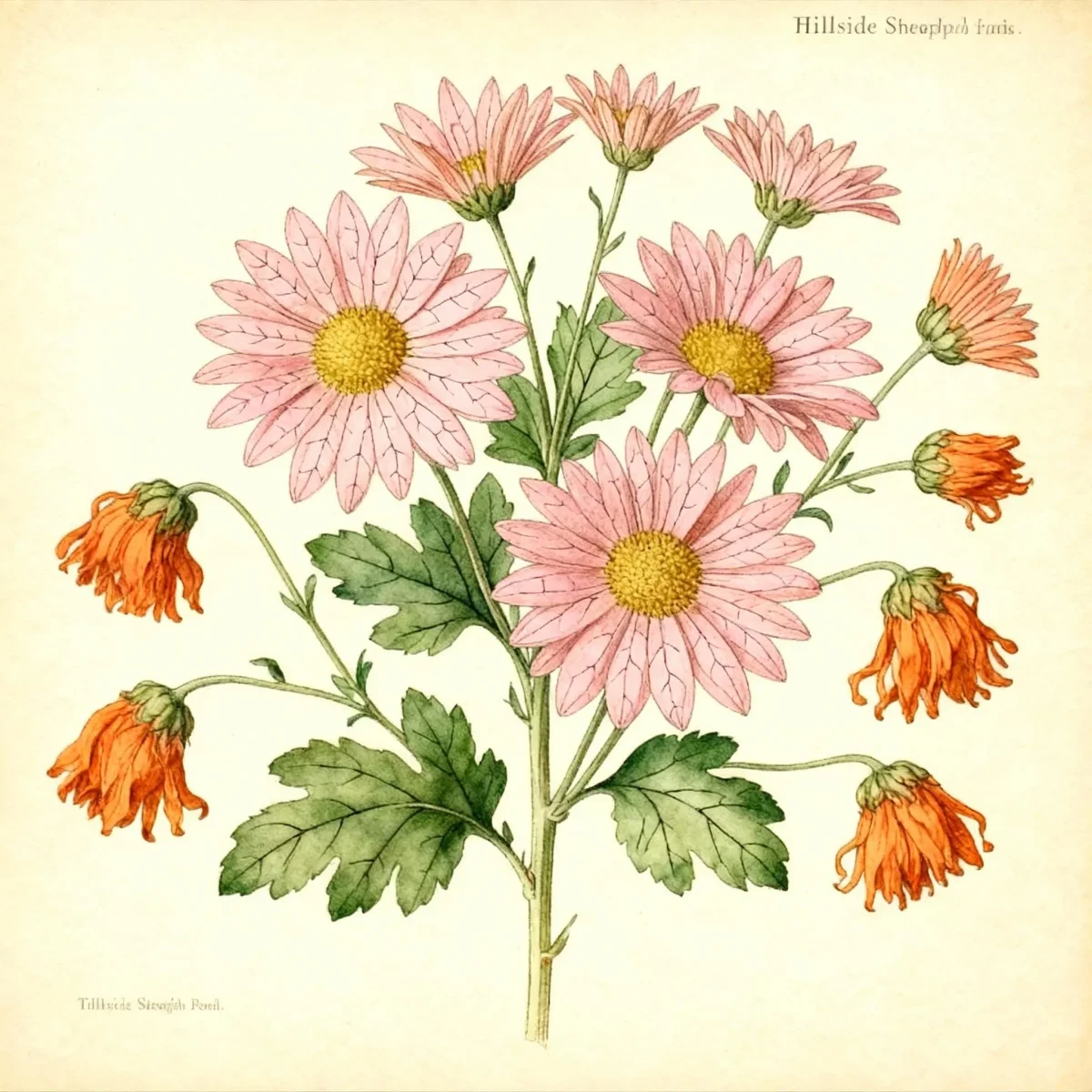 Decorative garden mum