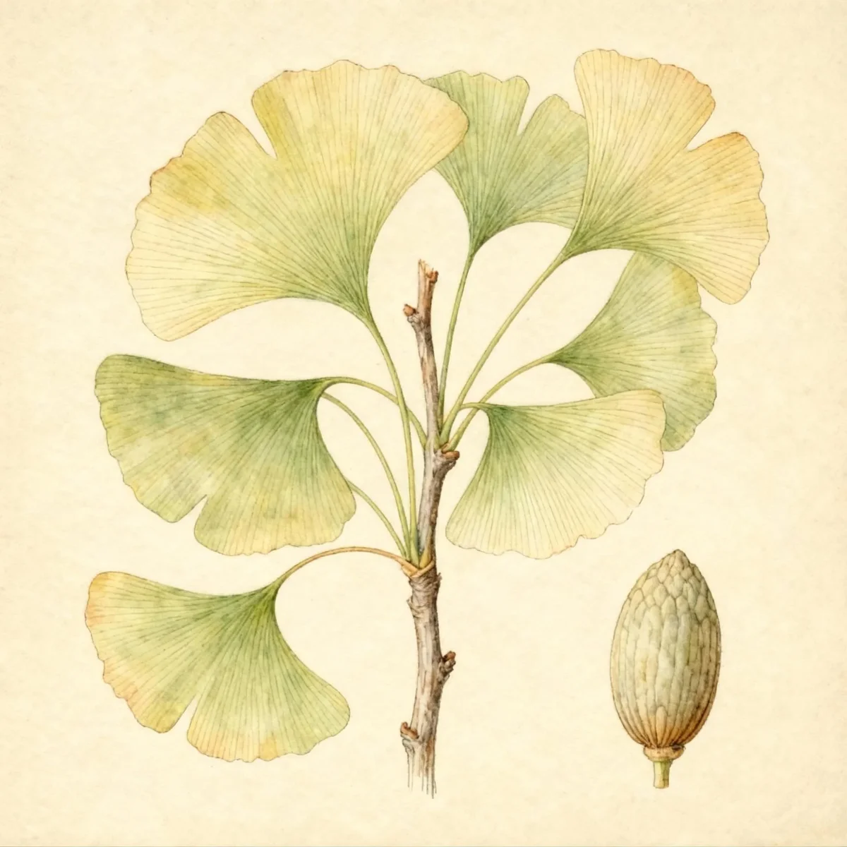 Maidenhair tree ('Ginkgo biloba 'Shangri-La')'