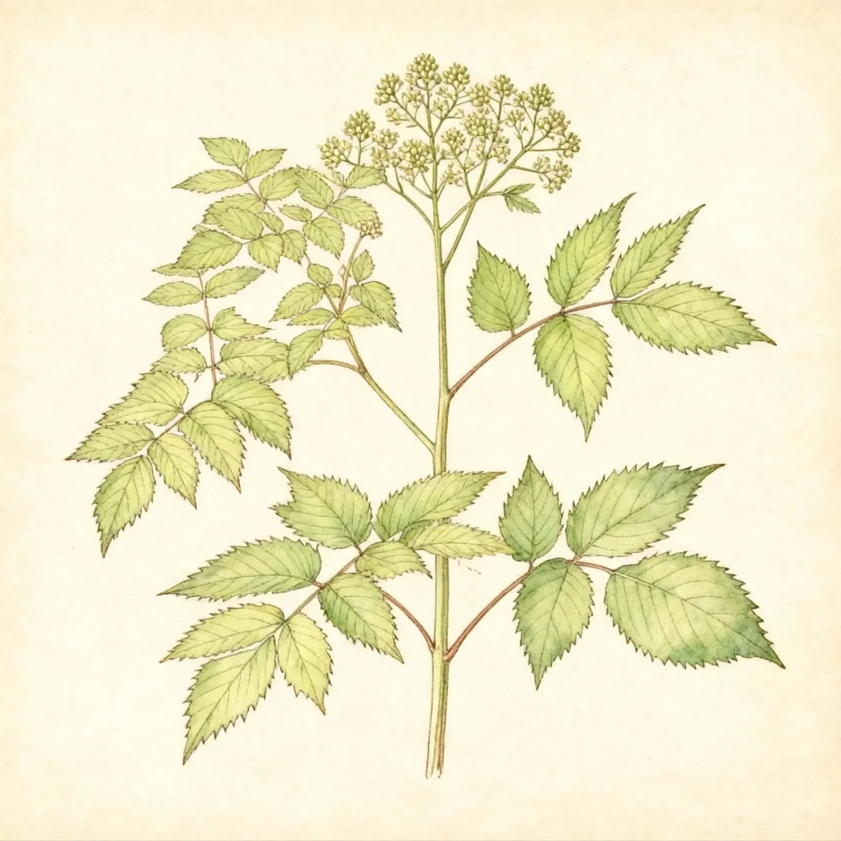 Japanese spikenard (Aralia cordata 'Sun King')
