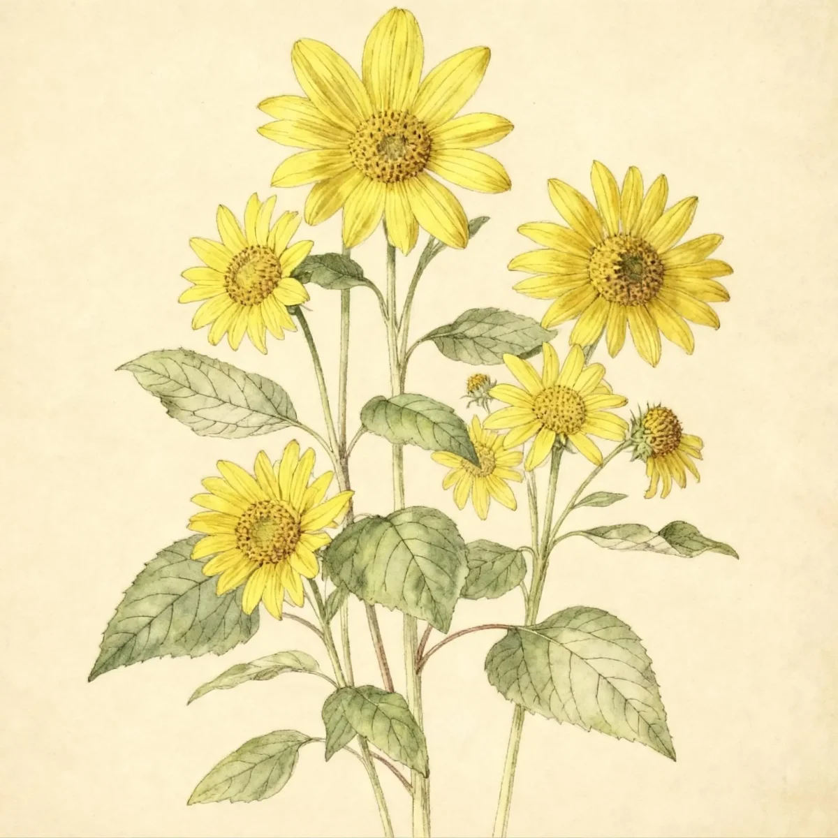 Sunflower (Helianthus 'Capenoch Star')