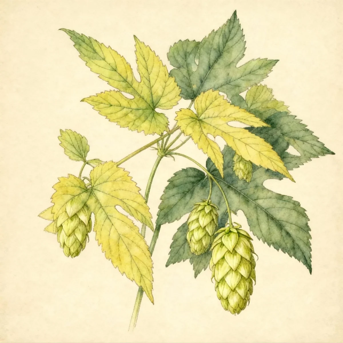 Common hop (Humulus lupulus 'Sumner' SUMMER SHANDY)