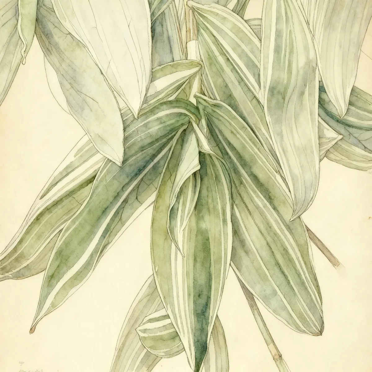 Spiderwort (Tradescantia fluminensis 'Albovittata')