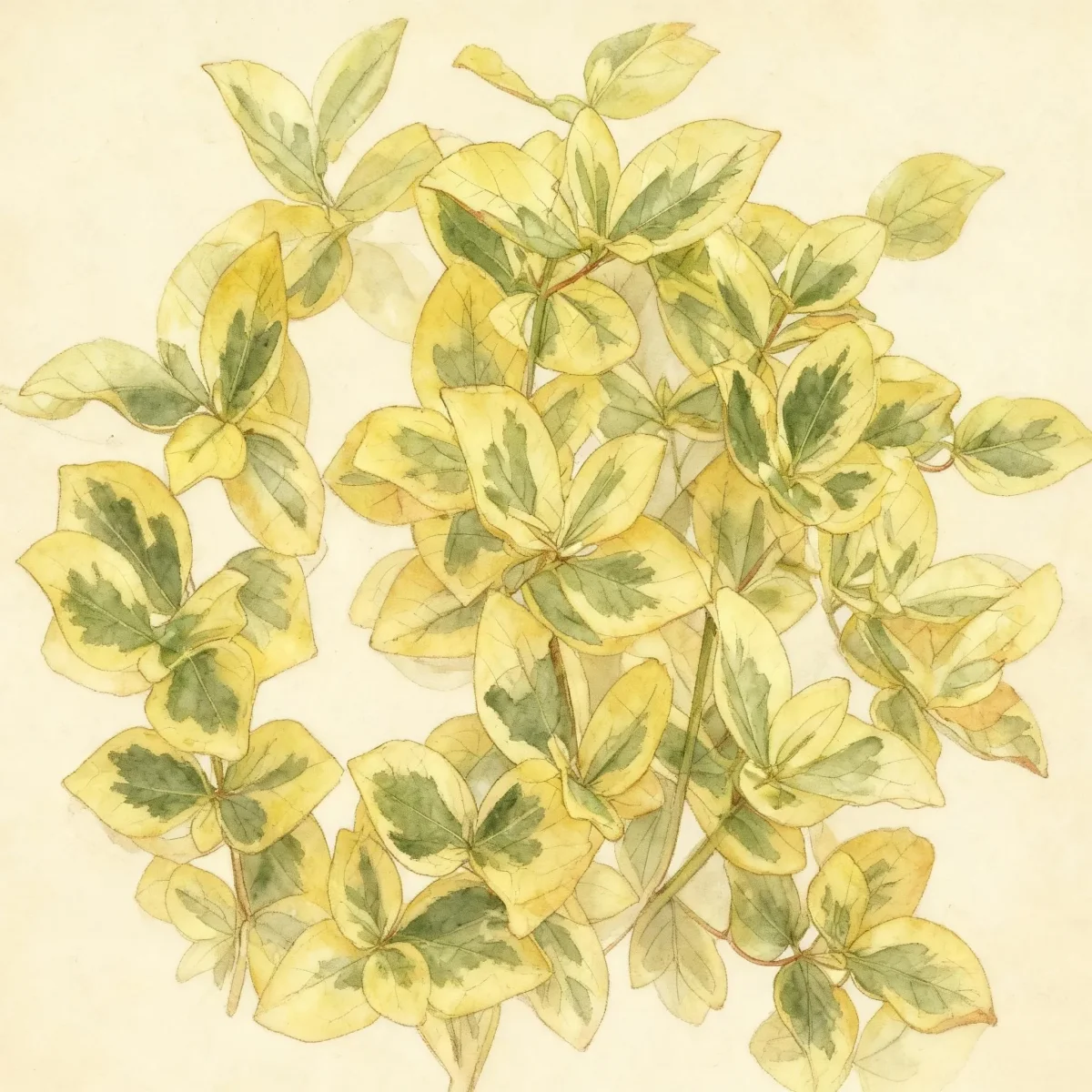 Wintercreeper euonymus (Euonymus fortunei 'Canadale Gold')