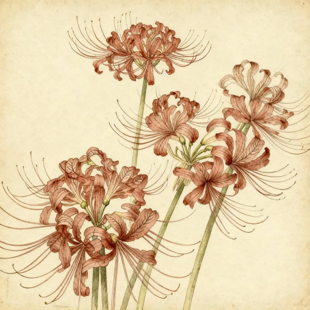 Spider lily (Lycoris radiata)