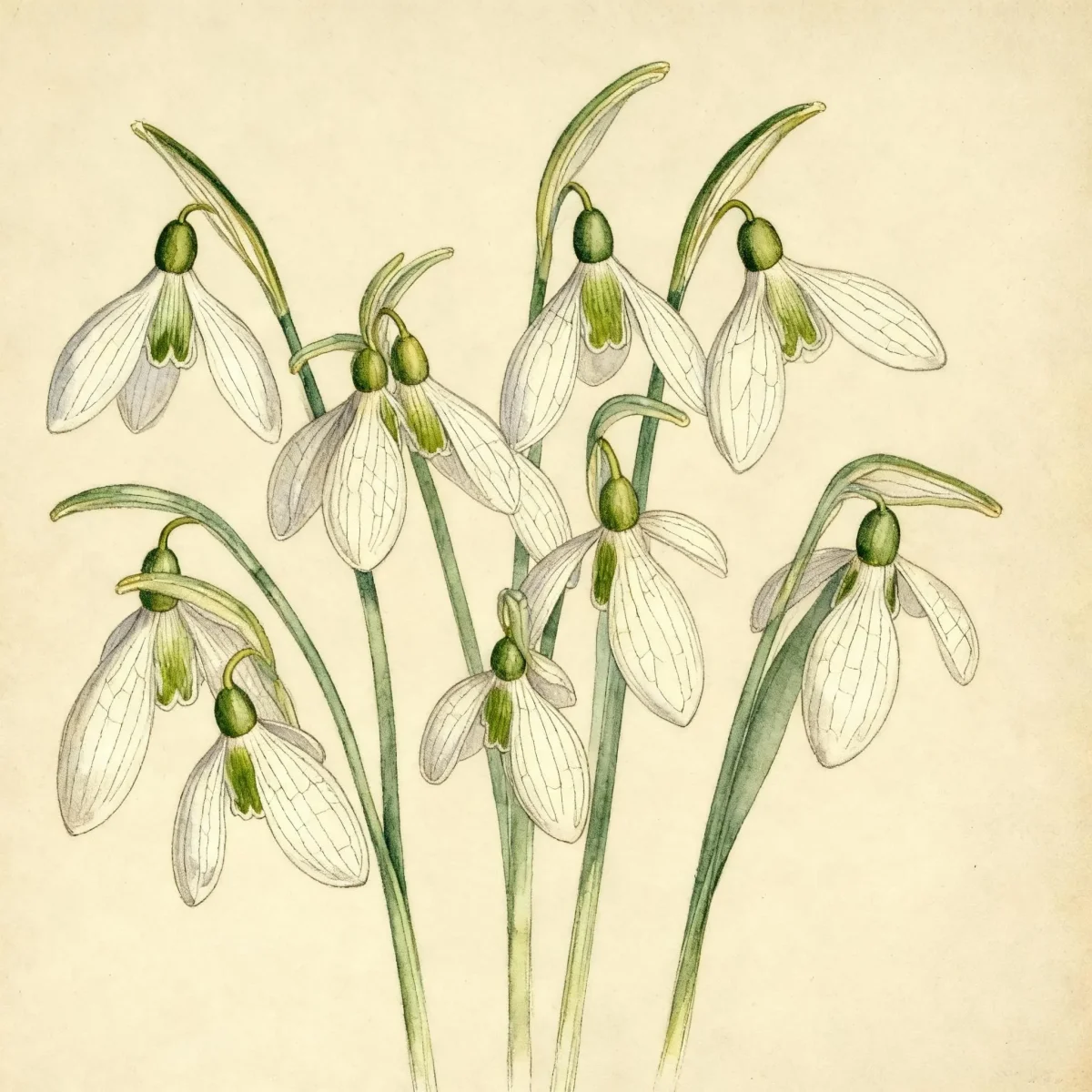 Snowdrop (Galanthus alpinus)
