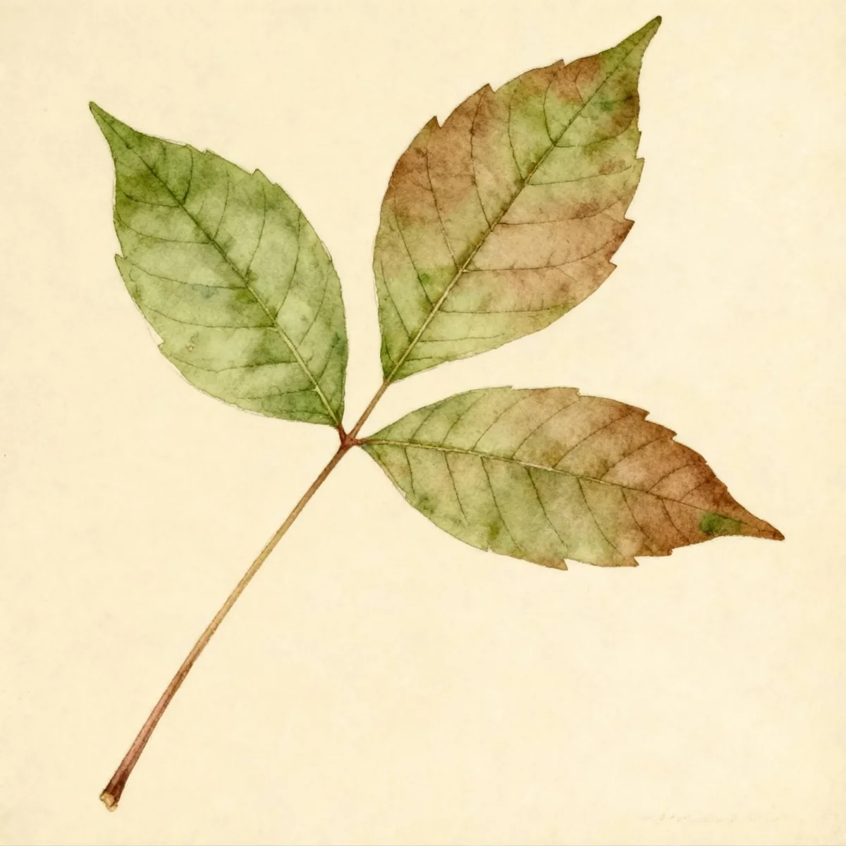 Western poison oak (Toxicodendron diversilobum)