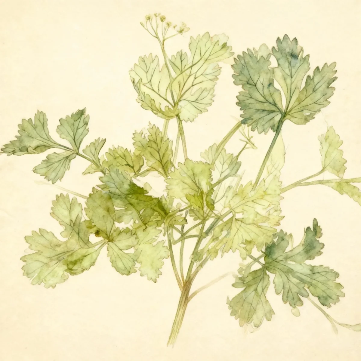 Cilantro (Coriandrum sativum)