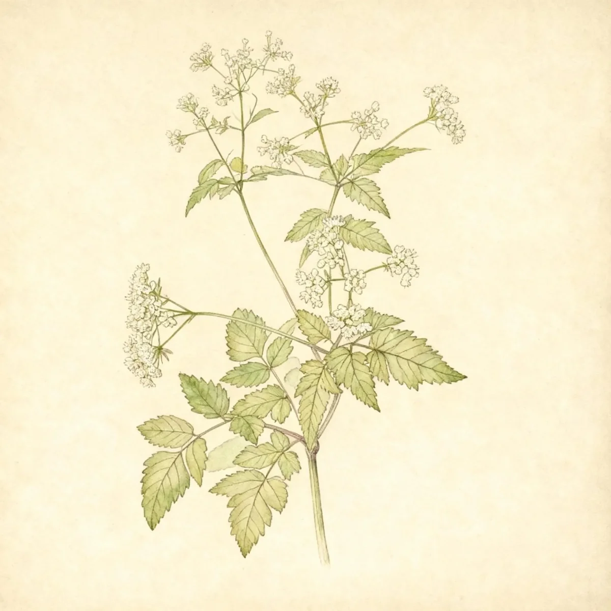 Sweet cicely (Osmorhiza longistylis)