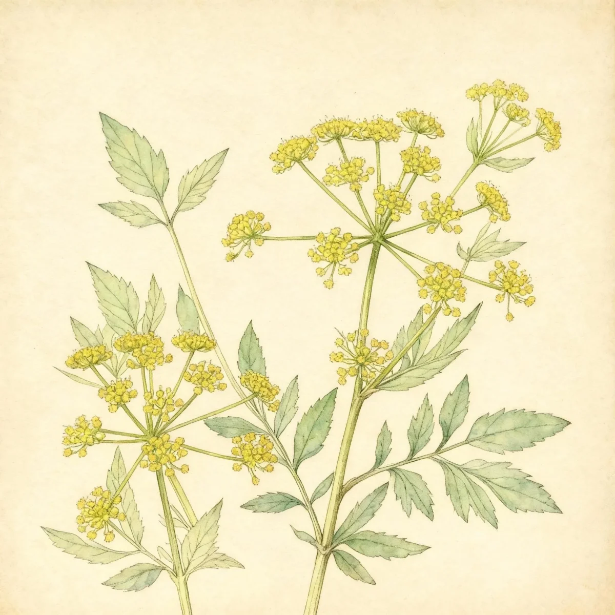 Meadow zizia (Zizia aptera)