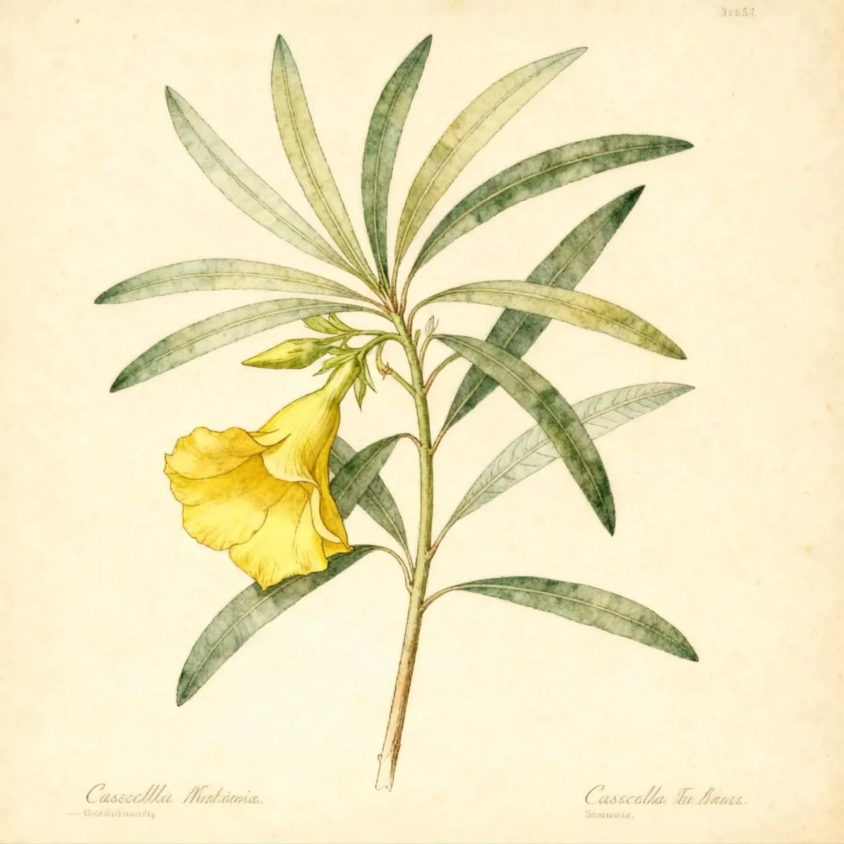 Yellow oleander