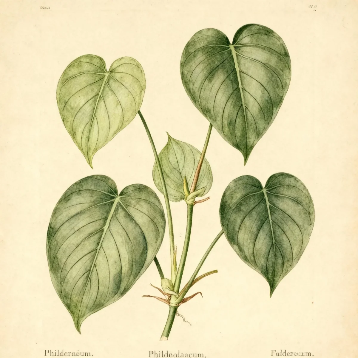Vilevine (Philodendron hederaceum)